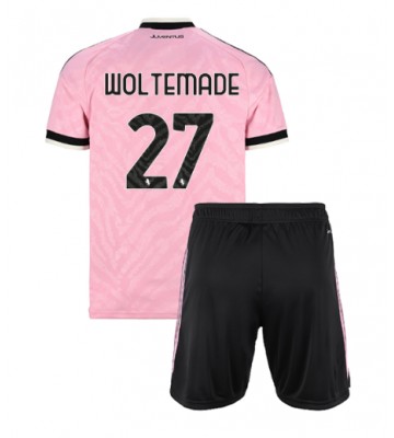 Juventus Nick Woltemade #27 Udebanetrøje Børn 2026-27 Kortærmet (+ Korte bukser)